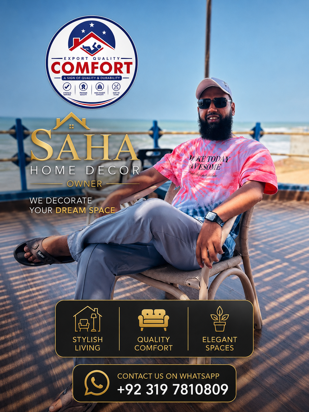 Saha Home Decor showroom in Karachi